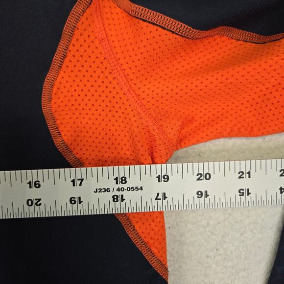 Nike Pro Combat Shirt Mens M Dri-Fit Orange Blue University Of Illinois Illini - Picture 12 of 13